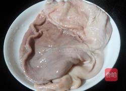 菜椒炒猪肚丝的做法图解1