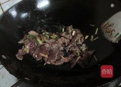 芹菜炒猪肝的做法图解5