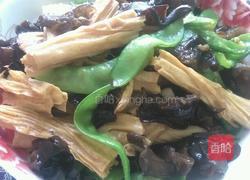 腐竹炒木耳的做法图解14