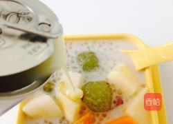 椰汁水果西米捞的做法图解5