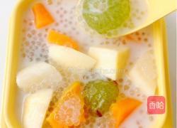 椰汁水果西米捞的做法图解6