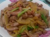 酸菜炒猪小肠的做法[图]