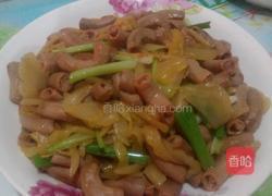 酸菜炒猪小肠的做法图解11