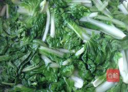 虾皮拌小白菜的做法图解2