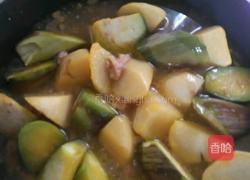 土豆炖茄子的做法图解5
