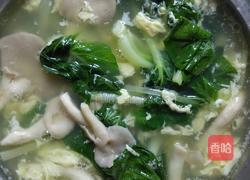 凤尾菇青菜蛋花汤的做法图解9