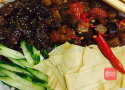 香菇丁茄丁拌面的做法图解8