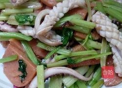 炒鲜鱿的做法图解8