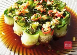 凉拌黄瓜小卷的做法图解4