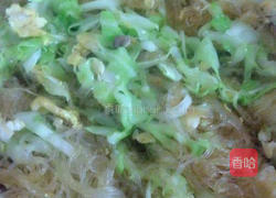 包菜鸡蛋炒粉丝的做法图解6