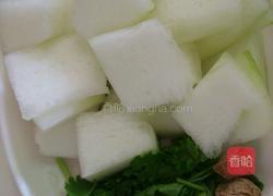 冬瓜话梅炖鸭肉的做法图解2