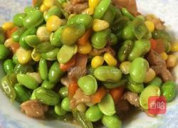 毛豆炒肉丁的做法图解7