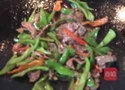 青椒牛肉小炒的做法图解7