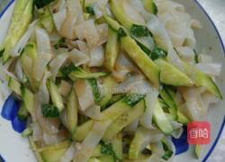 芝麻酱黄瓜拌宽粉的做法图解4