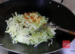 包菜肉沫饭的做法图解5
