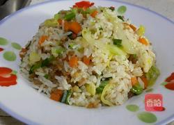 包菜肉沫饭的做法图解9