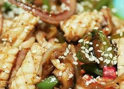 辣炒鱿鱼的做法图解4