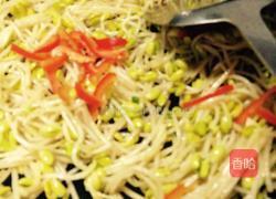 干煸黄豆芽的做法图解3