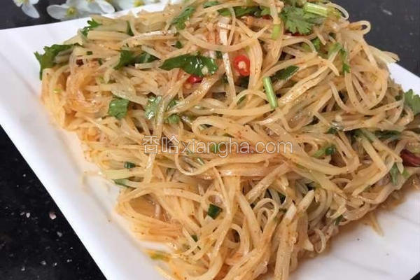凉拌香辣土豆丝