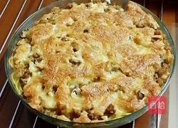 芝士蘑菇肉酱焗意粉的做法图解5