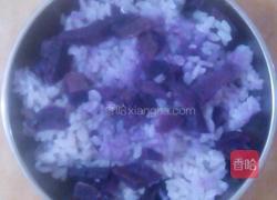 紫薯蒸米的做法图解5