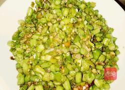 简易素炒豆角米的做法图解4