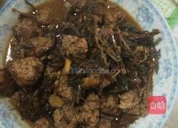 菜干炖肉圆的做法图解9