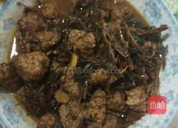 菜干炖肉圆的做法图解8