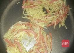 土豆火腿鸡蛋煎饼的做法图解4