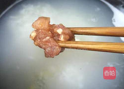 青菜瘦肉粥的做法图解4