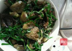 韭菜炒茄子的做法图解3