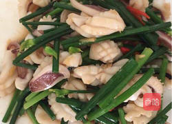 韭菜鱿鱼丝的做法图解6
