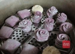 紫薯玫瑰馒头的做法图解20