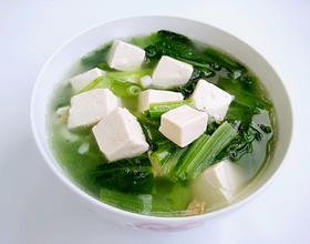 小白菜豆腐汤[图]