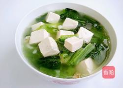 小白菜豆腐汤的做法图解13