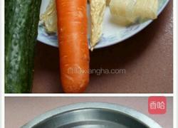 素炒四色的做法图解1