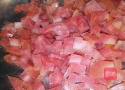 香肠炒米的做法图解3