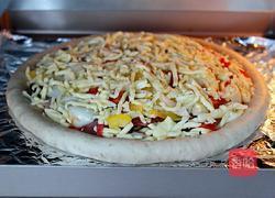 蔬菜培根披萨（九寸）的做法图解16