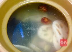 莲藕绿豆排骨汤的做法图解4