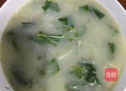 九层塔白菜什鱼汤的做法图解7