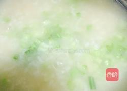 鲜虾芹菜粥的做法图解8
