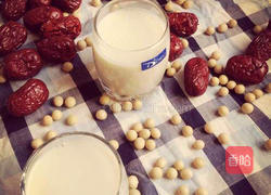 养颜红枣豆浆的做法图解5