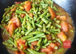 西红柿炒豆角的做法图解7