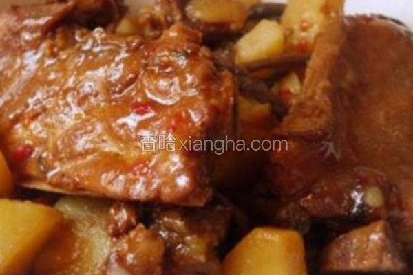 土豆炖排骨