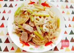 藕片炒肉的做法图解13