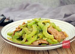 苦瓜炒肉的做法图解7