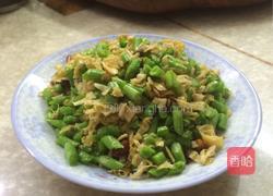 豇豆角炒腐竹的做法图解10