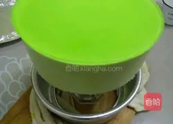 Illustration of how to make edamame mousse cake 15