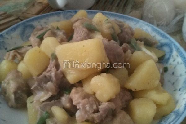 土豆炖排骨