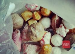 中韩结合辣白菜海鲜丸子面的做法图解5